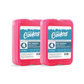Cool Coolers by Fit & Fresh 4 Pack XL Slim Ice Packs, Quick Freeze Space Saving Reusable Ice Packs for Lunch Boxes or Coolers - color: Pink (8 Pack)