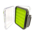 Aventik Silicone Fly Fishing Box Jig Box Waterproof Streamer flies Case Double Sided Clear Lid Storage Lure Case Saltwater Freshwater (SA:4.96x4x1.76inch) - style: SA:4.96x4x1.76inch