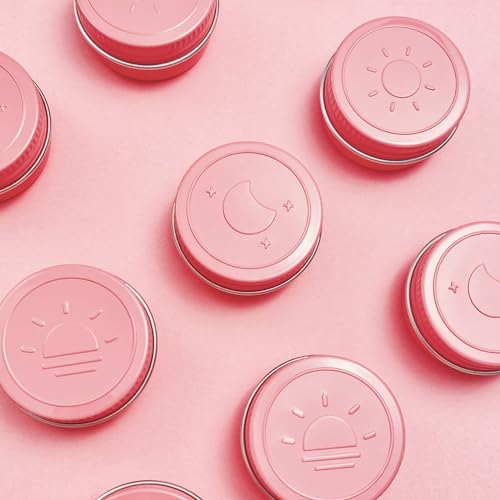 Extra Small Single Pill Box for Purse (3 Pack), Aluminum Screw Top Pill Container, 3 Times a Day Portable Waterproof Single Pill Case for Vitamins, Fish Oils, Supplements (Pink) - color: Pink