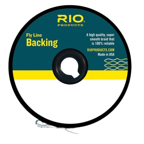 Rio Products Dacron Fly Line Backing – High-Strength Braided Line with Low Stretch – Super Smooth, Easy-to-Knot Fly Reel Backing – 20lb / 30lb – Multiple Colors & Lengths - color: Chartreuse, size: 30LB - 300YD