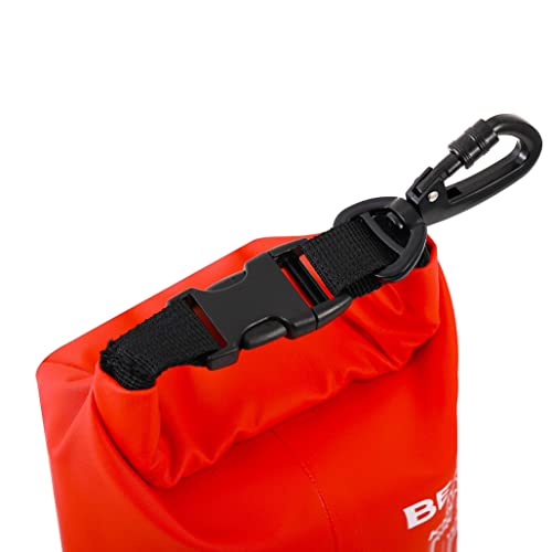 Breakwater Supply Waterproof Marine First Aid Kit for Boat, 100 Piece, Red | Boat Safety Tool Kit, AFAK Emergency Supplies in Dry Bag, IFAK Trauma Kit, for Kayaking, Jet Ski, Fishing, Surfing, Sailing