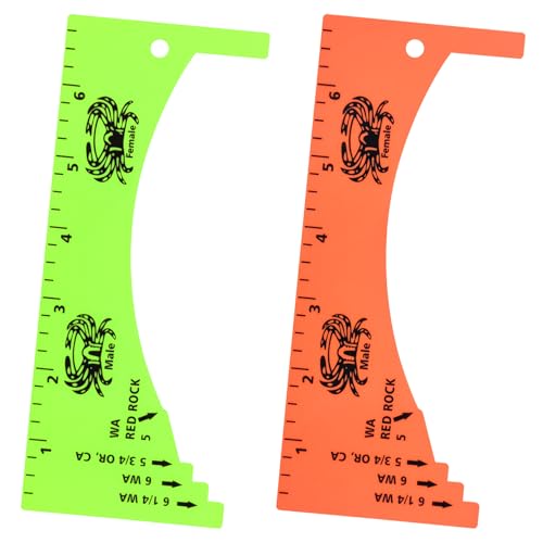 Lakei Crab Gauge, Measure for Dungeness, Blue Crab, Rock Crab, Lobste