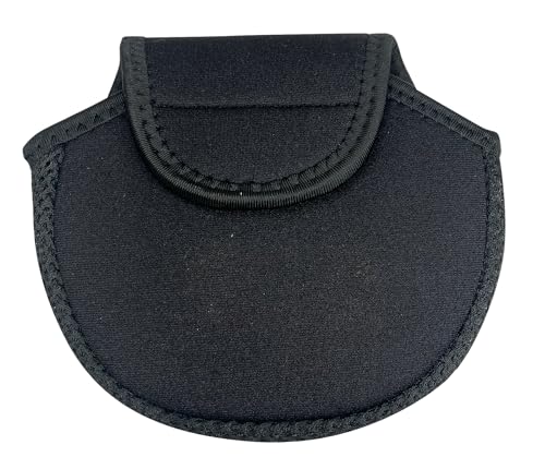 Creative Angler Neoprene Reel Cases, Black - 3 Sizes for Fly Reel - size: Large