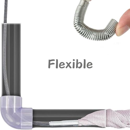 118" Flexible Grabber Claw Tool Reacher, Drain Snake Hair Drain Clog Remover Tool with 4 Claws Bendable Hose for Litter Pick, Home and Kitchen Sink, Drains, Toilet - style: 118 IN