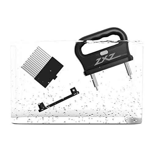 ZXZ Premium Meat Tenderizer Mallet – 48 Stainless Steel Blades, Ideal for Marinated Meats, Beef, Steak, Chicken, Poultry & More – Kitchen Must-Have Tools for Chefs & Cooking Enthusiasts - size: Large