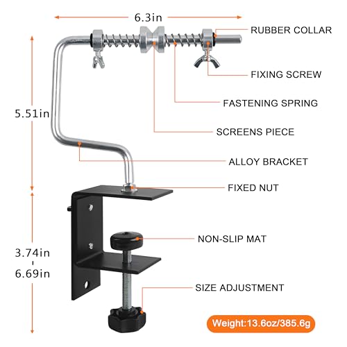 Fishing Line Spooler with Clamp Adjustable Stable Reel Spooler Machine | Portable Fishing Line Winder Spooler Fishing Accessories for Spinning Casting Reels, No line Twist Spooling Station System