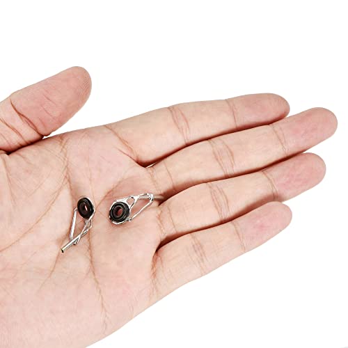 PATIKIL Dia Fishing Rod Tips Repair Kit, Iron Ring Guide for Saltwater Freshwater Fishing