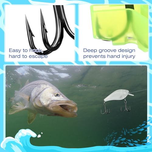 Lewtemi DIY Fishing Lure Making Kit for Beginners Creative Tackle with Unpainted Blanks Paint Set Waterproof Bag Brushes Stickers Fishhook Making Lures DIY Fishing Gear Kit for Beginner