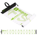 Booms Fishing 59" Fish Ruler: Foldable Fishing Ruler - Waterproof Fish Measuring Tape with Bump Board - Saltwater Fishing Measuring Tool for Angler, RL4 Green with White - color: Green with white