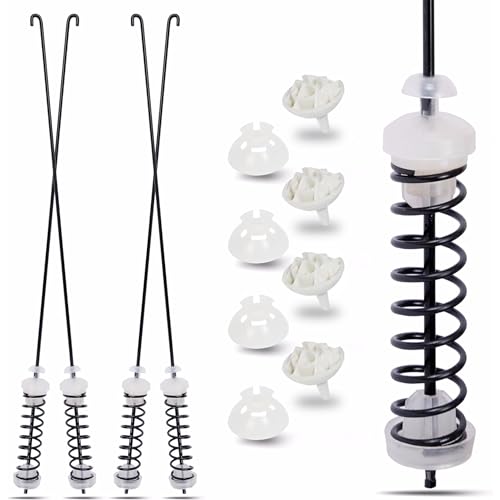 W10780045 NTW4516FW3 NTW4516FW2 WTW4816FW2 Washer Suspension Rod Kit Replacement for Amana Kenmore Roper Whirlpool Dryer Parts, Fits WTW4800BQ1 NTW4605EW0 NTW4516FW1 RTW4516FW2 Washer Suspension Kit