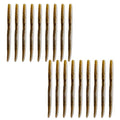 Soft Plastic Worms for Bass Fishing 20pcs FS/RE-09 | Salted ,Soft Plastic ,Fishing Lures ,with Hook Slot ,5.31in ,Saltwater Freshwater ,Bass Baits - color: Color C