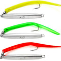 Diamond Jigs Saltwater Fishing Lures Sinking Metal Spoons, Casting Trolling Jigging Lures Bottom Surf Fishing Jigs for Bluefish, Striped bass, Tuna, Salmon, Deep Sea, Ocean - color: 2 oz - 3 Pcs
