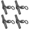 Fishing Cross Line 3 Way Swivel,40pcs T-Shape Sleeve Swivels Heavy Duty Crimp Crane Swivel Brass Triple Swivels for Deep Drop Rigs Saltwater Fishing Tackle - size: 3/0-180lb-40PCS