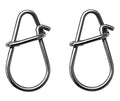 Crankbait Snaps & Snap Clips for Bass Lures, Duolock Snaps Fishing Freshwater, Duo Lock Fast Snaps Stainless Steel Higher Tensile Strength - size: SIZE1(75LB)100PCS