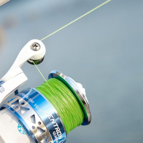 KastKing Superpower ColorShield Braided Fishing Line - Colorfast Braided Line, 100% Solution Dyed UHMWPE Fiber, Smooth & Strong Superline, Near Zero Stretch, Sensitive, High Abrasion Resistance - color: X4-Neon Green, size: 10LB-(300yds）