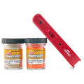 Berkley PowerBait Trout Fishing Dough Bait - color: Mallow Glow Red Fleck & Orange Glitter Multipack