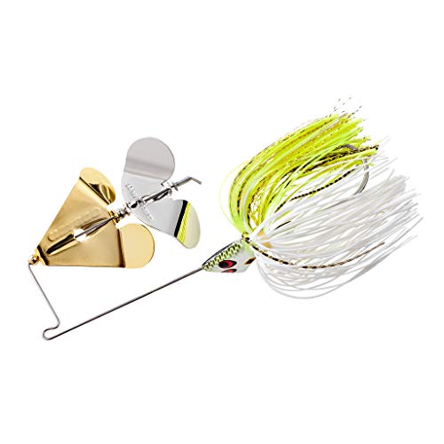 Booyah Counter Strike Buzz Buzzbait Bass Fishing Lure - color: Limesicle, size: 3/8 oz