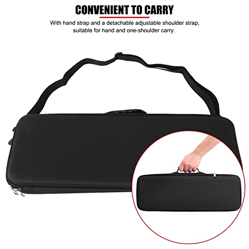 Portable Waterproof Hard EVA Case for Fishing Tackle Storage, 21 inch Fishing Rod Reel Organizer Bag Travel Carry Case Bag, with Foam Interior Shockproof