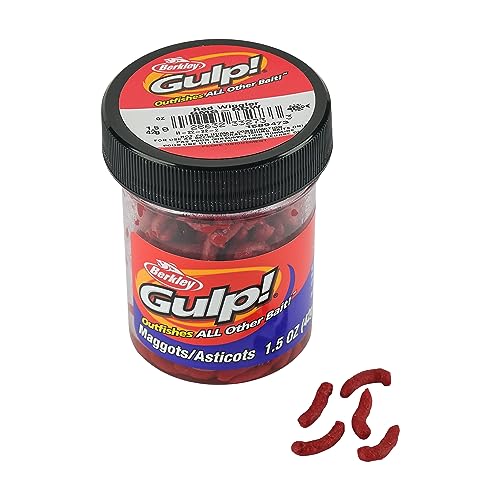 Berkley Gulp! Maggot Fishing Soft Bait - color: Red Wiggler