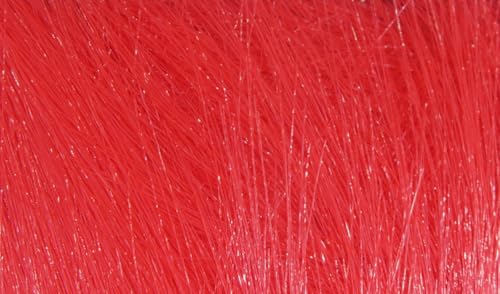 Hareline Fly Tying Extra Select Craft Fur – Premium Synthetic Fur for Streamers & Saltwater Flies - color: Fire Orange