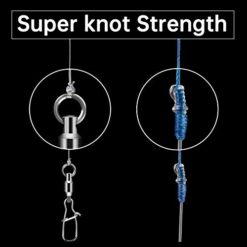 Rikimaru FC 100% Fluorocarbon Pure Shock Resistant, Sinks Faster Than Mono, Leader Material, 2LB-150LB - color: Clear, size: 50Yards-50LB