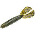 Strike King Rage Twin Tail Menace Grub, 4 Inch, 8 Pack, Bass Lure, Double Tail Grub, Fishing Soft Plastic Lures - color: 18 - Watermelon Seed with Red Flake