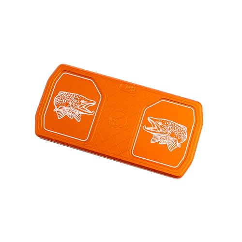 Cling Fishing Products Mag Grab Delta Fishing Magnet - Magnetic Holder and Organizer for Fishing Tools, Pliers, Hooks, Tackle - Used for Boats, Cars, Trucks, Bags, Gear Boxes - color: Orange, size: Hook Jaw