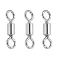 QISHUO High Strength Fishing Swivel Saltwater Heavy Duty Barrel Swivel Snap Stainless Steel Swivels Fishing Connect SUS304 - size: Size #10 (71lb) 50pcs