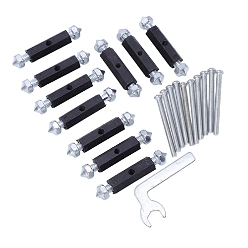 118 Type Electrical Box Repair Kit, Insulation Support Rod Cassette Repairer with Wrench, Quick Installation for Light Switch Socket, Prevent Loosening High Hardness