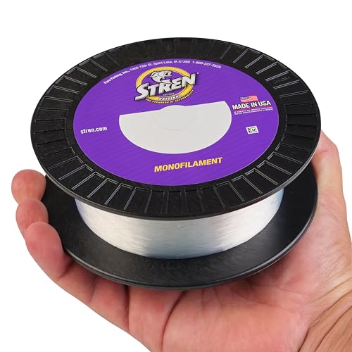 Stren Original Monofilament Fishing Line - color: Clear/Blue Fluorescent, size: 1000 Yd, Pound Test 10, style: 10lb | 4.5kg