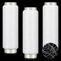 Nogeqi 3 Roll Invisible Thread, 820 Feet Fishing String, 0.2mm Invisible String, Clear Nylon Thread for Fishing Line and Sewing Beading