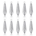 10 Pack Drop Shot Fishing Weights Kit, Drop Shot Weights, Fishing Bottom Sinkers Lead Weight for Bass Fishing Lures or Other Fish - style: 30 G / 1.06 Oz