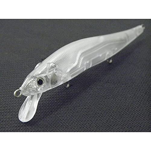 Blank Unpainted Minnow Crankbait Topwater Lipless Jerkbait Fishing Lures - color: UPM680P10