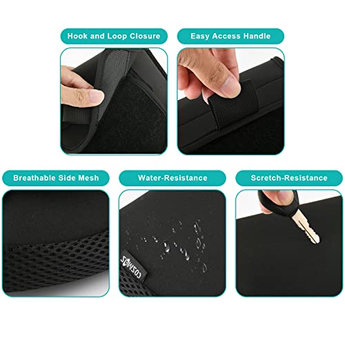 Cosmos 2 Pcs Fishing Reel Cover Neoprene Spinning Bait casting Spin Reel Protective Case Pouch Sleeve Bag, Suggest for Size 3000 to 5500