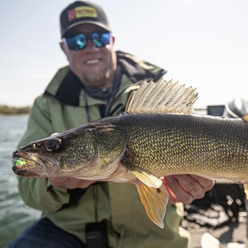 Northland Fishing Tackle Freshwater Tungsten Short Shank Fishing Jig for Bass, Walleye, Trout, and Many Others - color: Parrot, size: 1/4 Oz