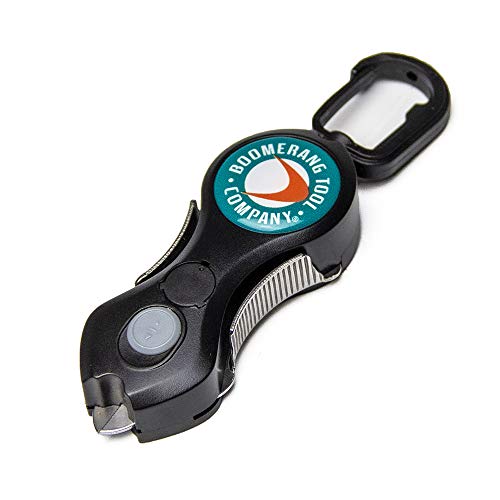 Boomerang Tool Company SNIP Fishing Line Cutters with Retractable Tether and Stainless Steel Blades that Cut Braid, Mono and Fluoro Lines Clean and Smooth! - style: Original SNIP L.E.D.