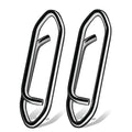 AMYSPORTS High Strength Fishing Snap Saltwater Stainless Connector Snaps Swivels Tackle Steel Power Fishing Clip Lure Quick Change Black Nickel - size: Size5 (121lb) 50 pcs