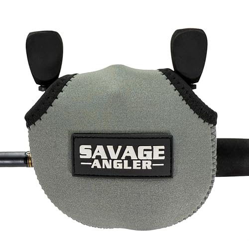 Neoprene Baitcast Reel Cover, Fishing Reel Protector, Fishing Reel Cover, Baitcaster Case, Low Profile Baitcaster Case, Casting Reel Covers, 50 100 200 Series Baistcasters (1, Gray) - color: Gray