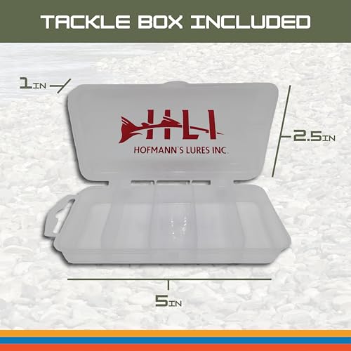 Hipster Pro Pack Rooster Tail Fishing Lures - Proven Inline Spinner Baits, Premium Trout Spinners for Trout and Salmon River Fishing, 100% USA Made by Hofmann's Lures - color: Classic Series