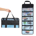 Fishing Lure Stroage Bag Covenient 6 Pocket Large Capacity PVC Heavy Duty Protective Cover Durable Fishing Bag for all Fishing Bait Trolling Fishing Lure Wraps Box for Saltwater (1pc, Blue) - color: Blue