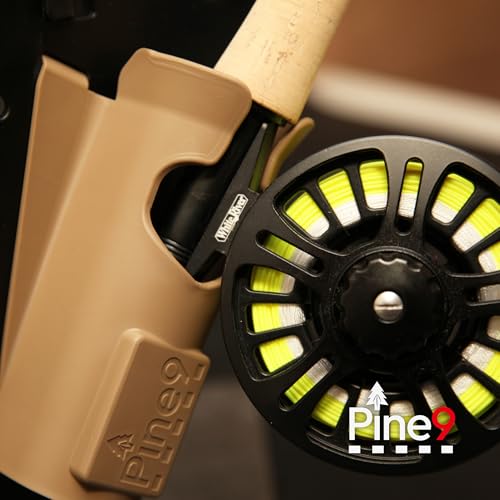 Ambie Fishing Rod Hip Holster - Patented Ambidextrous Quick-Draw Fishing Pole Holder, Made in USA - Spinning, Baitcaster & Centerpin Reels - Fits Any 1.5" Belt - color: Flat Dark Earth