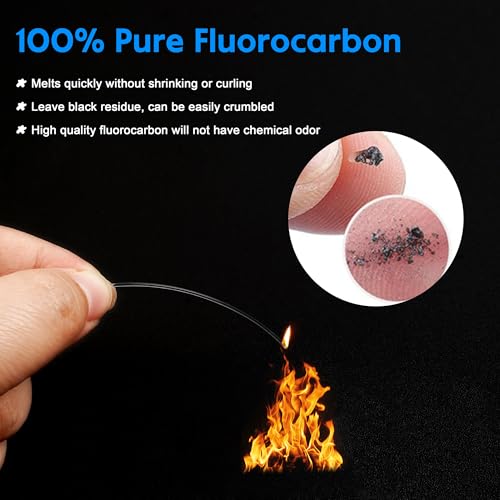 Fishing Leaders Fishing Fluorocarbon Wire Leader Line with Crane Swivels and Snap 20-50LB Fluorocarbon Leader Connector Tackle Lures Rigs or Hooks Fishing Leader Line for Saltwater Freshwater - size: 30lb-9" 12pcs