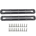 Kayak Track Mount Low Profile Nylon Kayak Rail Track | Kayak Fishing Accessories, 6/9/12 inch(1/2 pack) (12 inch(2pack)), Black - style: 12 inch(2pack)