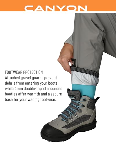 FROGG TOGGS Women's Waterproof Canyon Fishing Stockingfoot Chest Wader for Fishing - size: Small