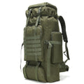 Hiking Backpack for Men 70L/100L Camping Backpack Military Rucksack Molle 3 Days Assault Pack for Climbing | Camping Backpack - color: 70l-olivegreen