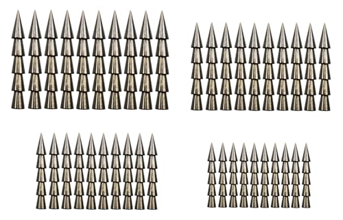 Reaction Tackle Tungsten Nail Weights for Bass Fishing - Insert Sinkers for Wacky Rig, Neko Rig and Soft Plastic Lures - Freshwater and Saltwater - 25-Pack - size: 40 Piece Kit