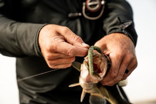 CrushCity Pig Stick Soft Plastic Stick Worm Bait, Versatile Finesse Action for Wacky, Neko, Texas & Ned Rigs - color: Watermelon Red, size: o/s