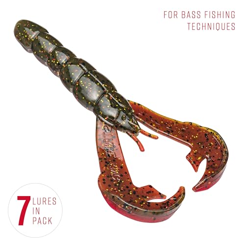Strike King Rage Tail Craw - color: Falcon Craw Lake, size: 4 inch