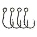 30pcs/Pack Inline Single Hooks Single Replacement Hooks for Fishing Baits Lures 2/0 1/0 1# 2# 4# 6# 8# - size: 1#-30pcs