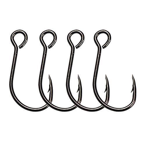 30pcs/Pack Inline Single Hooks Single Replacement Hooks for Fishing Baits Lures 2/0 1/0 1# 2# 4# 6# 8# - size: 2/0-30pcs